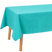 Mantel de plástico efecto textil de 1,80 x 1,20 m