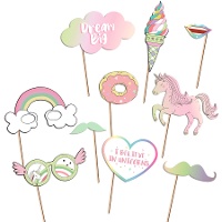 Kit para photocall de Unicornios dream - 10 unidades