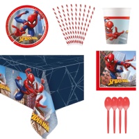 Pack para fiesta de Spiderman - 8 personas