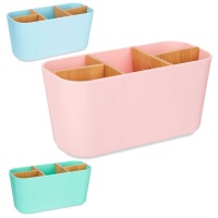 Organizador de baño de 21 x 10 x 9 cm de colores - 1 unidad