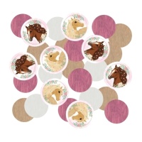 Confetti de Caballo rosa - 14 gr