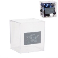 Caja para cápsulas de café Essential de 12,5 x 10,5 x 13 cm - DCasa