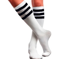 Calcetines deportivos retro - 1 par