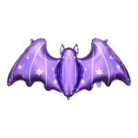 Globo de murciélago morado de 119,5 x 51 cm - PartyDeco