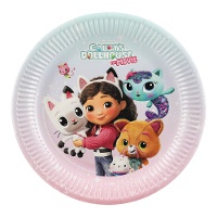 Platos de Gabby casa de muñecas de 23 cm - 6 unidades