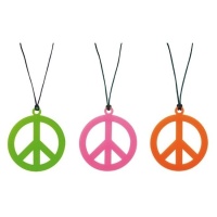Collar hippie de la paz surtidos