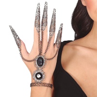 Pulsera metálica con uñas