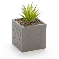 Planta artificial de cactus con macetero Panot claro de 13 x 13 cm