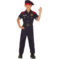 Disfraz de policía vintage infantil