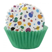 Cápsulas para cupcakes de colores surtidos de 5 cm - Wilton - 75 unidades