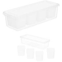 Organizador de 37,5 x 14,3 x 9 cm con 4 huecos