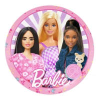 Platos de Barbie de 23 cm - 8 unidades