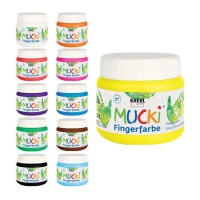 Pintura de dedos de colores de 150 ml - Mucki - 1 unidad