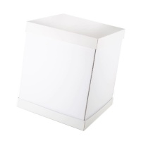 Caja para tarta cuadrada Lisboa de 42 x 42 x 50 cm - Pastkolor - 1 unidad