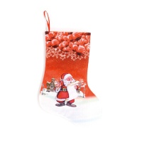 Calcetín de Papá Noel de 26 cm