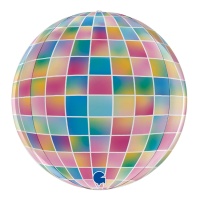 Globo orbz de bolsa de discoteca de colores de 38 cm - Grabo