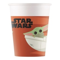 Vasos de Baby Yoda The Mandalorian de 200 ml - 8 unidades