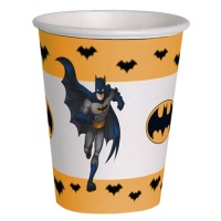 Vasos de Batman de cartón compostable de 255 ml - 8 unidades