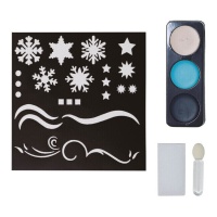 Kit de maquillaje de copos de nieve