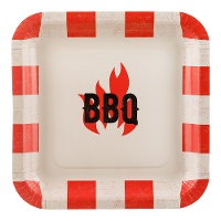 Platos de BBQ de 26 cm - 6 unidades