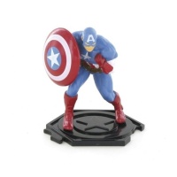 Figura para tarta de Capitán América de 8,5 cm - 1 unidad