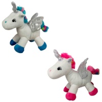 Peluche de unicornio de 18 x 20 cm