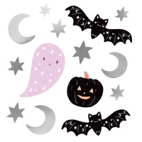 Pegatinas de Halloween para pared - 4 hojas