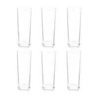 Vaso de 265 ml de tubo - 6 unidades