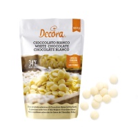 Pepitas para derretir de chocolate blanco de 250 gr - Decora