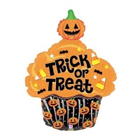 Globo de cupcake de Halloween de 51 x 64 cm - Grabo