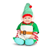 Disfraz de elfo con delantal para bebé