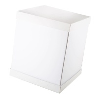 Caja para tarta cuadrada Lisboa de 50 x 50 x 70 cm - Pastkolor - 1 unidad