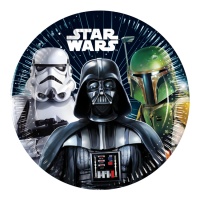 Platos de Star Wars Galaxy de 19,5 cm - 8 unidades