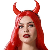 Diadema de diablo rojo clásico