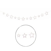 Guirnalda de estrellas irisdiscente - 1,82 m