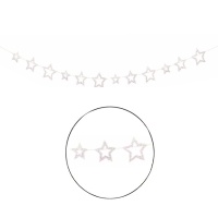 Guirnalda de estrellas irisdiscente - 1,82 m