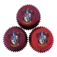 Cápsulas para cupcakes de Gryffindor - 30 unidades