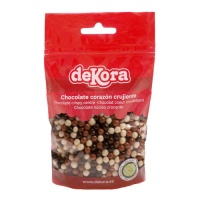 Perlas crujientes de 3 chocolates de 100 gr - Dekora