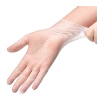 Guantes de vinilo talla M - 30 unidades