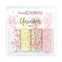 Kit de sprinkles de unicorn mix de 60 gr - Scrapcooking