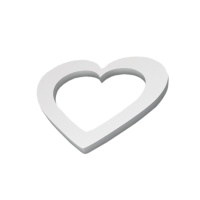 Figura de corcho con forma de corazón de 50 x 57 cm