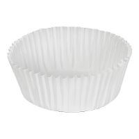 Cápsulas para cupcakes blancas de 4 cm - 80 unidades