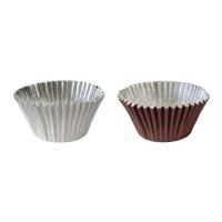 Cápsulas para cupcakes profundas de colores con interior de aluminio - PME - 30 unidades