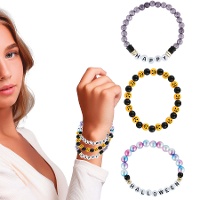 Pulsera de Halloween surtidas - 3 unidades