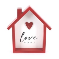 Decoración pared de Love Home de 15 x 18 cm - 1 unidad