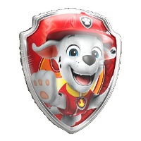 Globo de Patrulla Canina Escudo Marshall de 60 x 52 cm