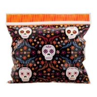 Bolsas para dulces de Día de los muertos de 17,5 x 17,5 cm - Wilton - 20 unidades