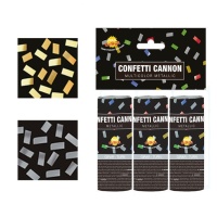 Cañones de confetti de 10,5 cm - 3 unidades