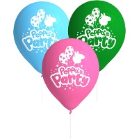 Globos de látex de Peppa Pig - 8 unidades
