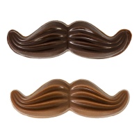 Bigotes de chocolate negro y con leche surtido - 108 unidades